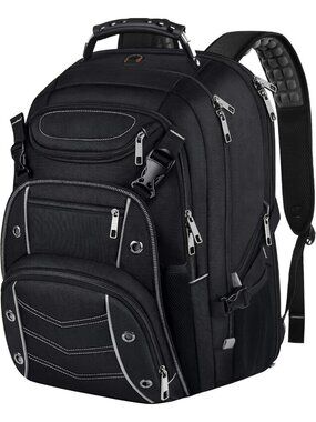 Extra Large Multi-Compartment Laptop Backpack, 60L Capacity, TSA Approved, RFID